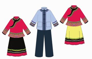 土苗服飾對比 帶你體驗土苗民俗風情