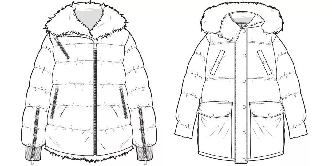 女裝款式圖合集禮包 1500款高清服飾款式圖免費領取